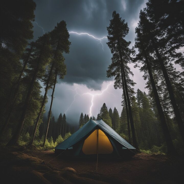 What to Do When Camping in a Tent During a Thunderstorm | The Wandering ...